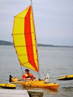 bs yellow and red sail